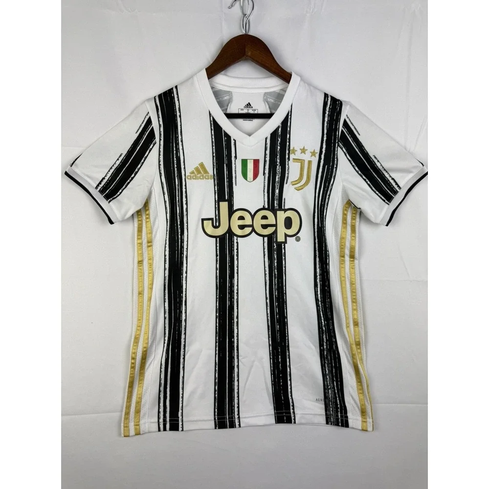 JUVENTUS ADIDAS 2020/2021 FOOTBALL SOCCER HOME JERSEY #7 RONALDO SIZE S EI9894